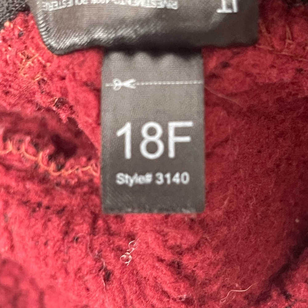 KUHL Red Fleece Hoodie Pullover Quarter Zip Women's Size Small Hiking Corpcore - Picture 8 of 10